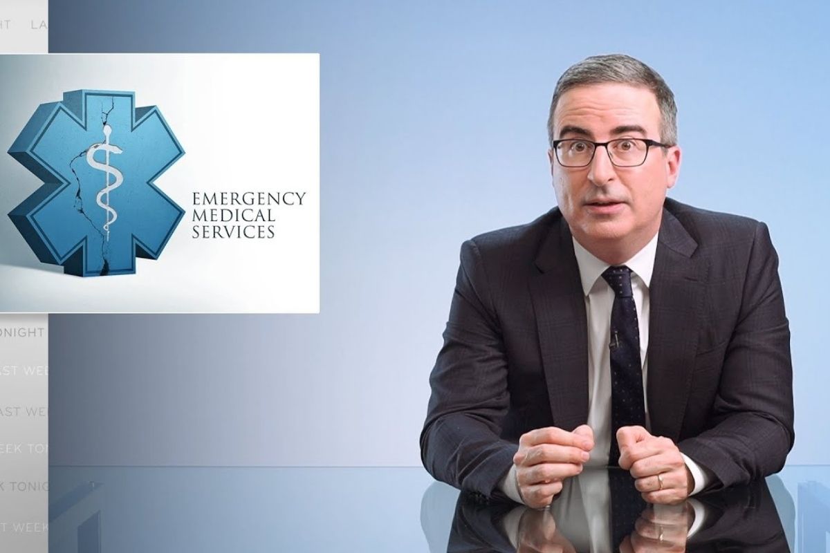 John Oliver covers emergency medical services (EMS) in latest episode of Last Week Tonight with John Oliver.