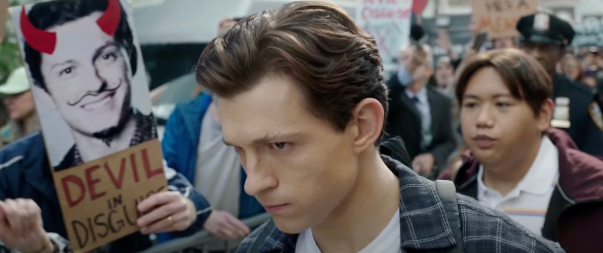 Tom Holland as Peter Parker in spider-Man No Way Home