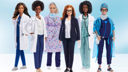 New Barbies honor six women in health care who have been on the front lines in the fight against COVID-19.