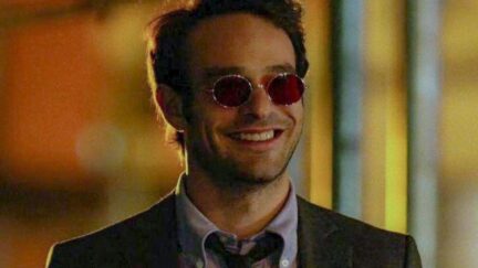 Charlie Cox smiles as Matt Murdock in Netflix's Daredevil