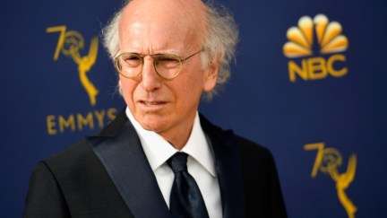 LOS ANGELES, CA - SEPTEMBER 17: Larry David attends the 70th Emmy Awards at Microsoft Theater on September 17, 2018 in Los Angeles, California. (Photo by Matt Winkelmeyer/Getty Images)