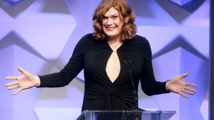 BEVERLY HILLS, CALIFORNIA - APRIL 02: Producer / Director Lilly Wachowski accepts award for Outstanding Drama Series onstage during the 27th Annual GLAAD Media Awards at the Beverly Hilton Hotel on April 2, 2016 in Beverly Hills, California. (Photo by Frederick M. Brown/Getty Images)