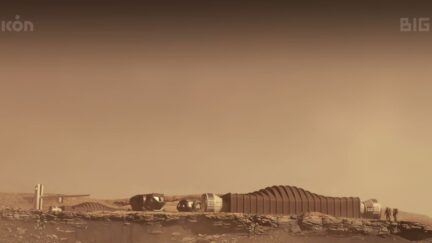 Mars Dune Alpha Conceptual Render: Visualization on Mars