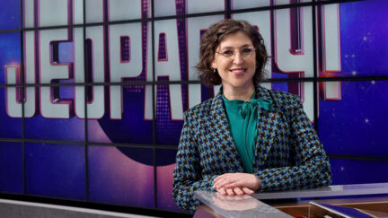 Mayim Bialik guest hosting Jeopardy!