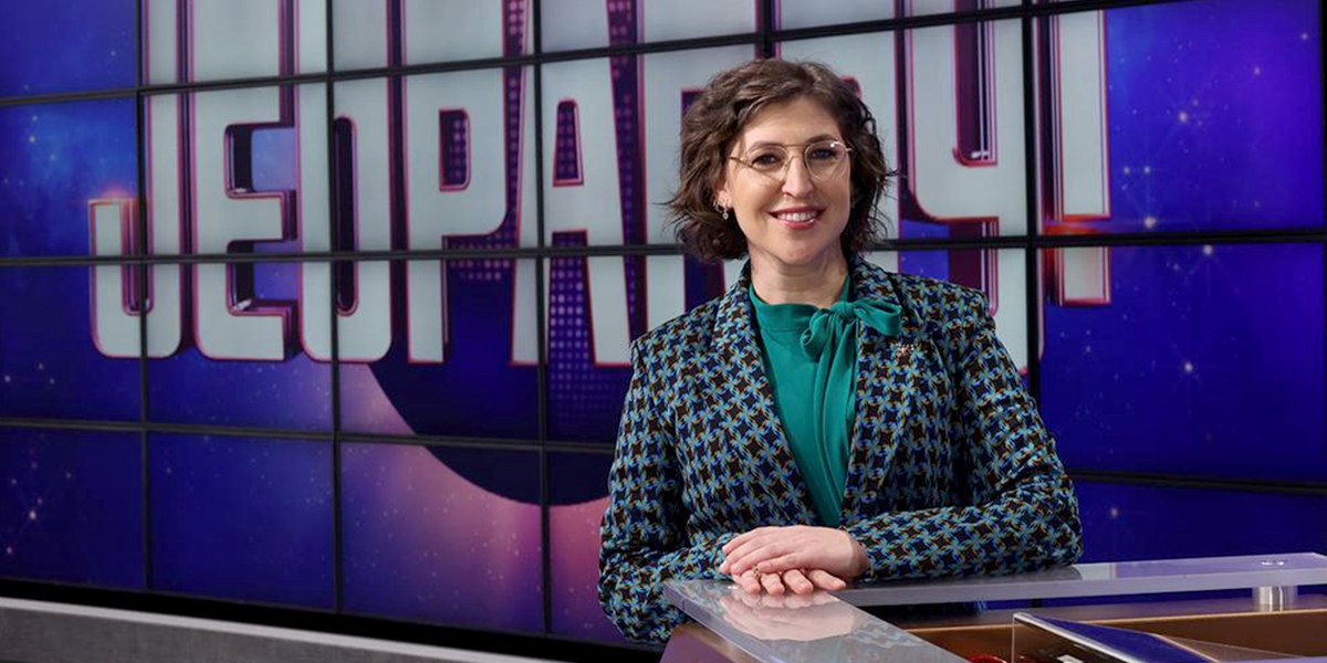 Mayim Bialik guest hosting Jeopardy!