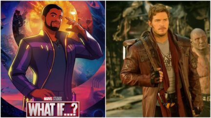 Chadwick Boseman, Christ Pratt as Star-Lord