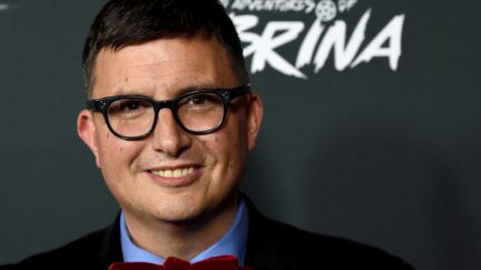 LOS ANGELES, CA - OCTOBER 19: Roberto Aguirre-Sacasa arrives at the premiere of Netflix's 