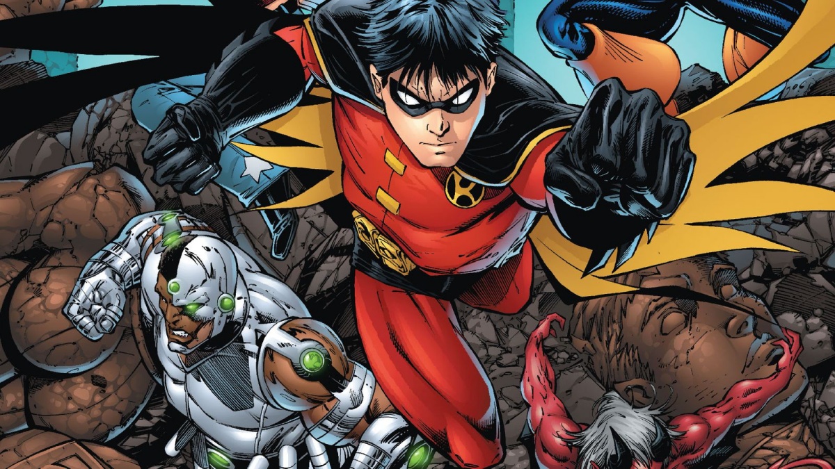 tim drake is our first open bi robin now we are waiting on the rest
