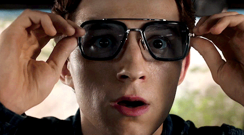 Peter Parker shock gif