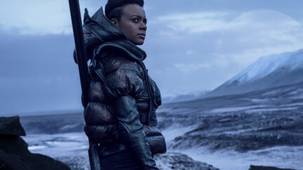 Leah Harvey in “Foundation,” premiering September 24, 2021 on Apple TV+.