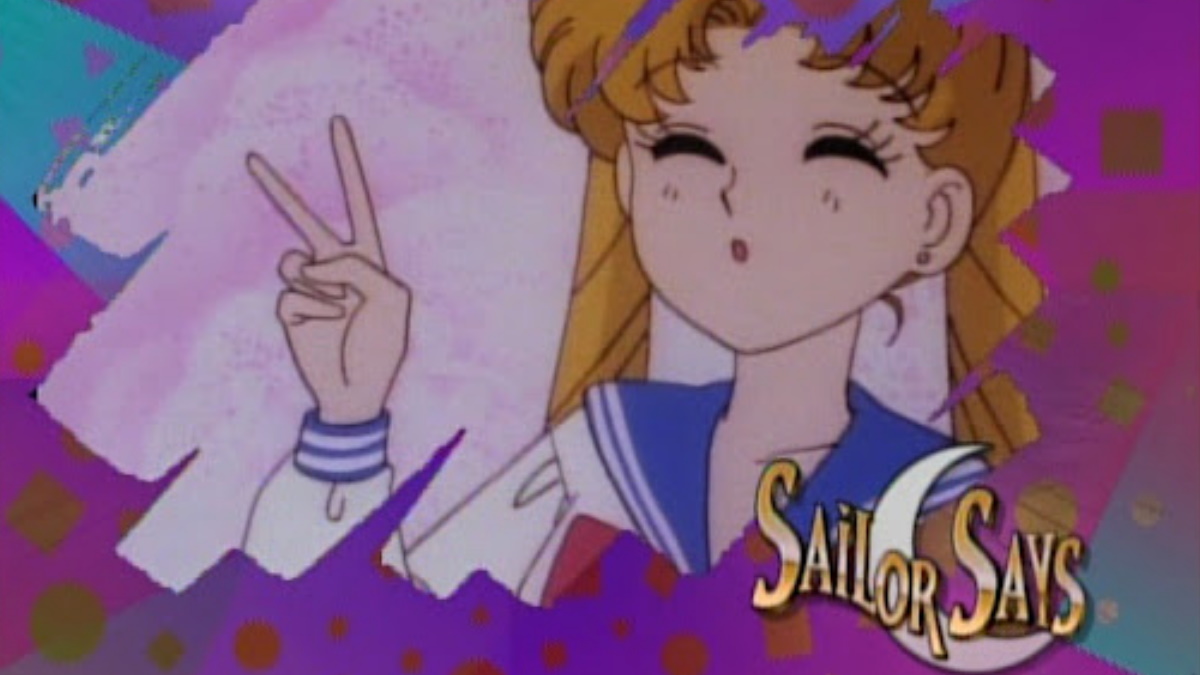 Sailor Moon title card featuring Serena.