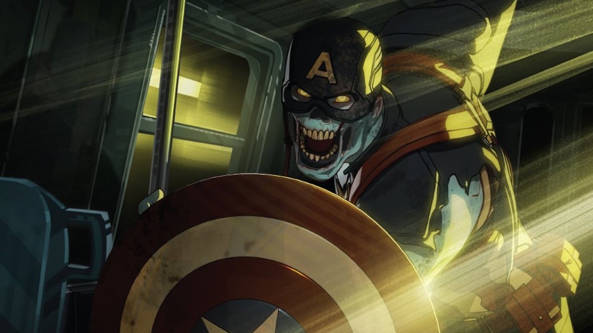 Zombie Captain America in What If Marvel Zombies