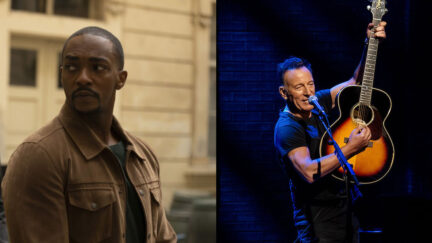 Anthony Mackie and Bruce Springsteen