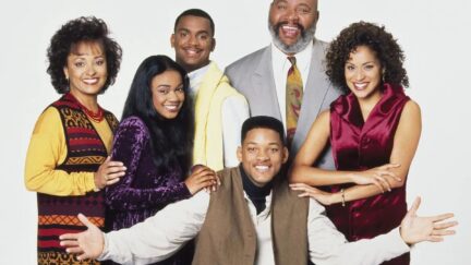 the second aunt viv and the cast of fresh prince of bel air