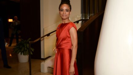 NEW YORK, NY - JUNE 10: Lauren Ridloff poses for a photo as the 2018 TONY award nominees prep at Langham Hotel on June 10, 2018 in New York City. (Photo by Andrew Toth/Getty Images for The Langham, New York, Fifth Avenue)