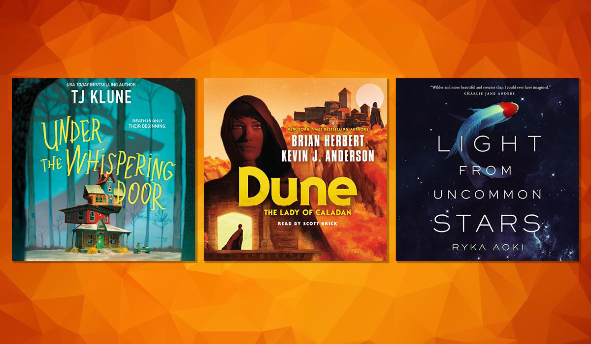 Three Macmillan audiobooks.