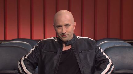 Beck Bennett as Vin Diesel welcoming us back to the movies on SNL.