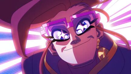 Character smiling. (Image: Sylvain Decaux (Urbanmelon).)