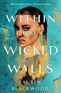 Black woman with two braids in front of aging turquoise wallpaper. (Image: Wednesday Books.)