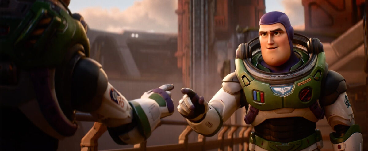 Chris Evans as hot animated Buzz Lightyear