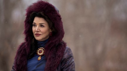 Shohreh Aghdashloo in a beautiful fur coat as Avasarala in season six of 'The Expanse'