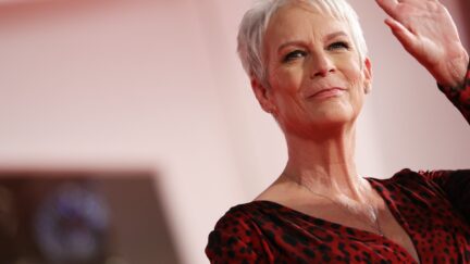 VENICE, ITALY - SEPTEMBER 08: Jamie Lee Curtis attends the red carpet of the movie 