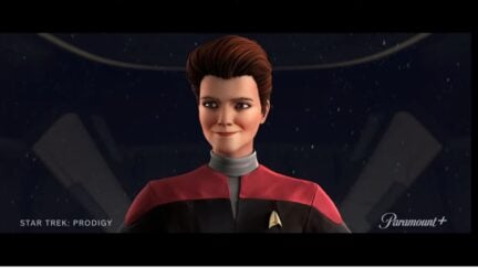 Kathryn Janeway hologram in Star Trek; Prodigy