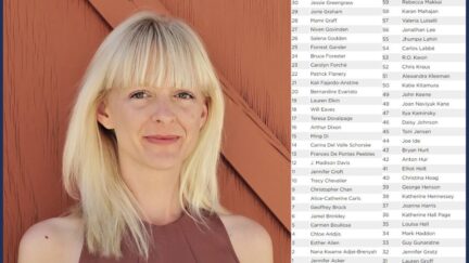 Jennifer Croft next to the first 50 ish names who signed her petition. (Image: Norapushkin and screenshot from U.K. Society of Authors.) https://en.wikipedia.org/wiki/Jennifer_Croft#/media/File:Jennifer_Croft.jpg