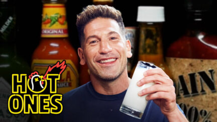 Jon Bernthal doing Hot Ones