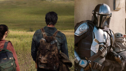 Pedro Pascal in both the Mandalorian and the Last of us