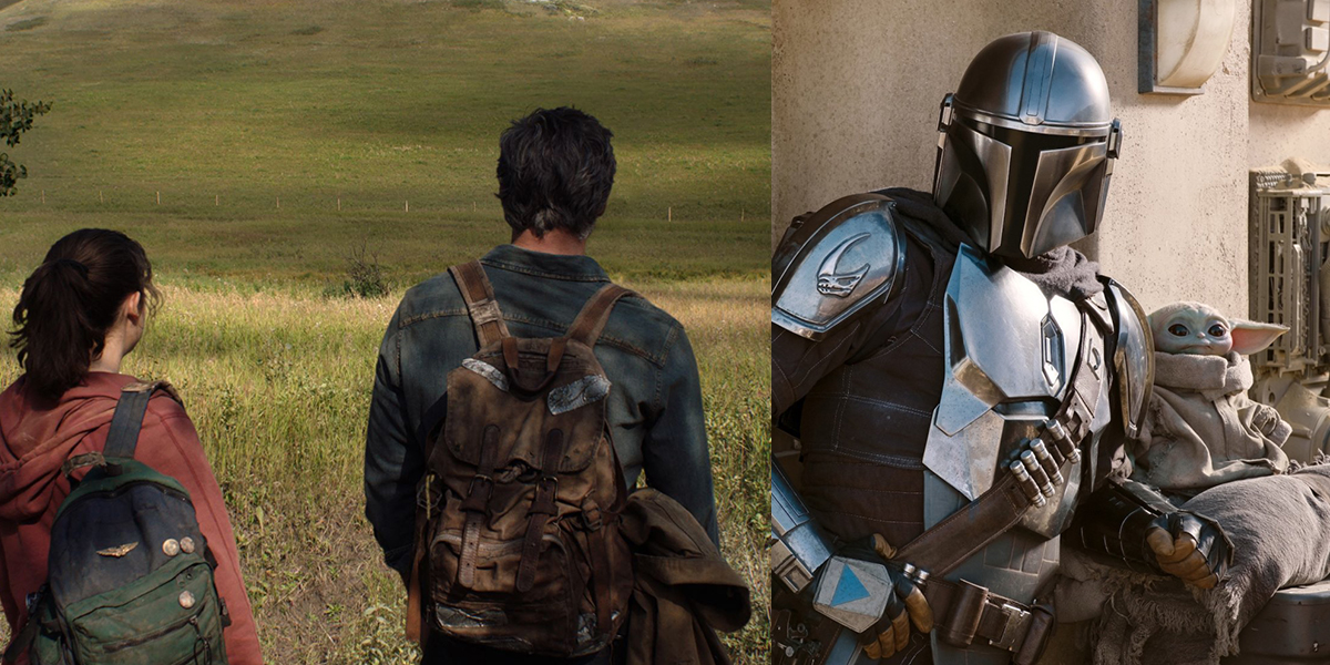 Pedro Pascal in both the Mandalorian and the Last of us