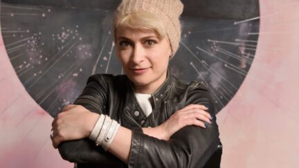 Halyna Hutchins attends the SAGindie Sundance Filmmakers Reception at Cafe Terigo on January 28, 2019 in Park City, Utah. (Photo by Fred Hayes/Getty Images for SAGindie)