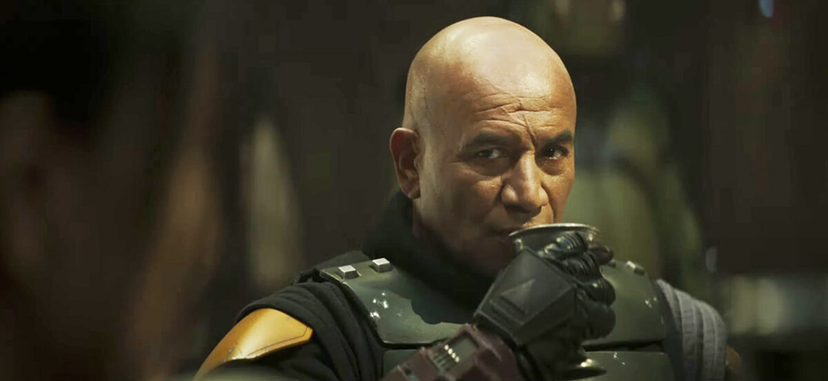 Boba Fett sipping on some tea