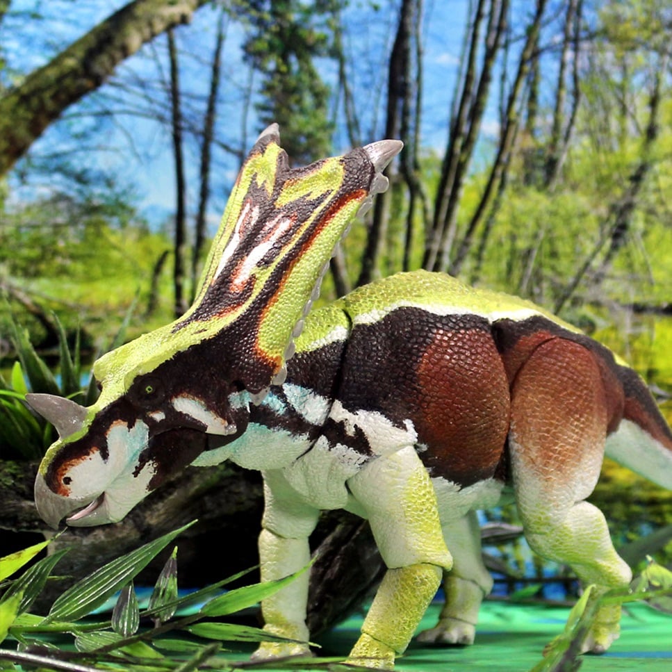 Chasmosaurus belli dinosaur action figure