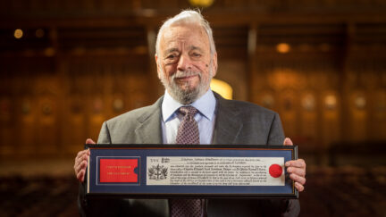 Stephen Sondheim Freedom Of The City Photocall