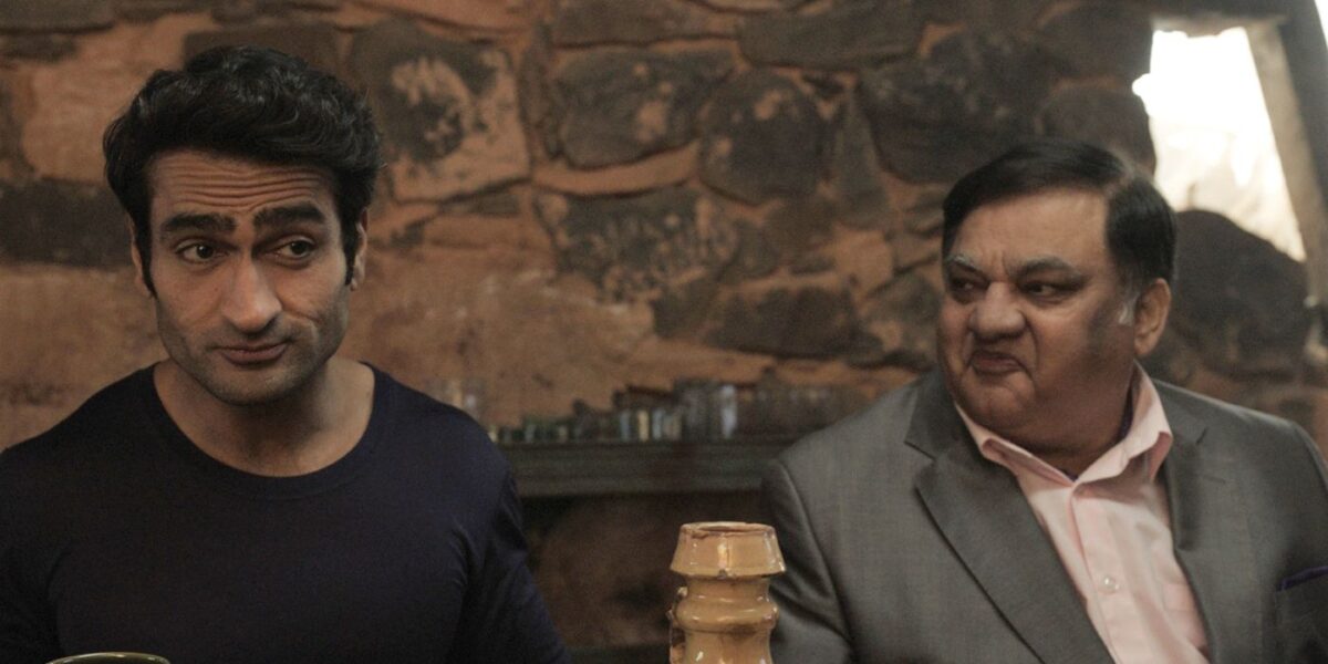 Kingo and Karun at dinner in Eternals