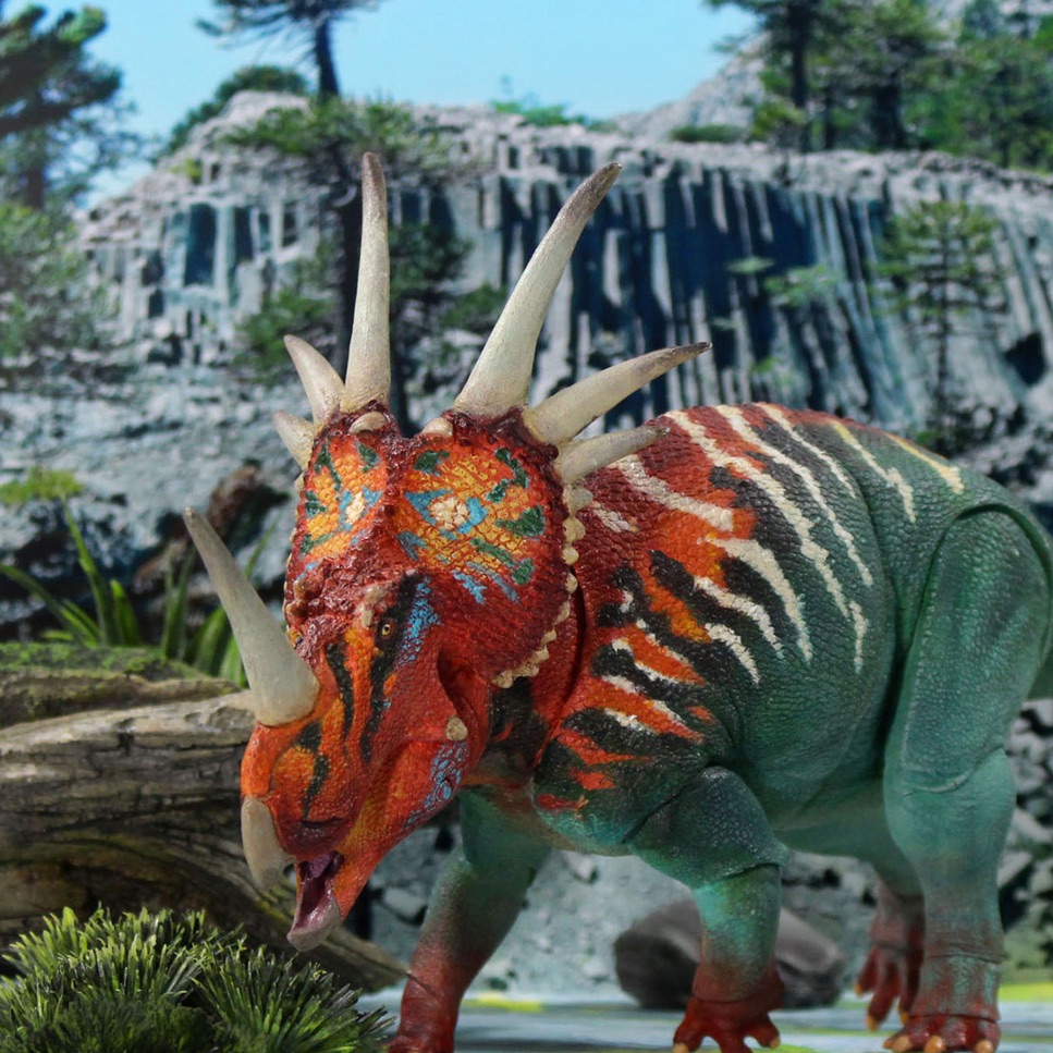 Styracosaurus albertensis dinosaur action figure