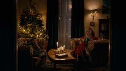 Christmas ad Gay Santa
