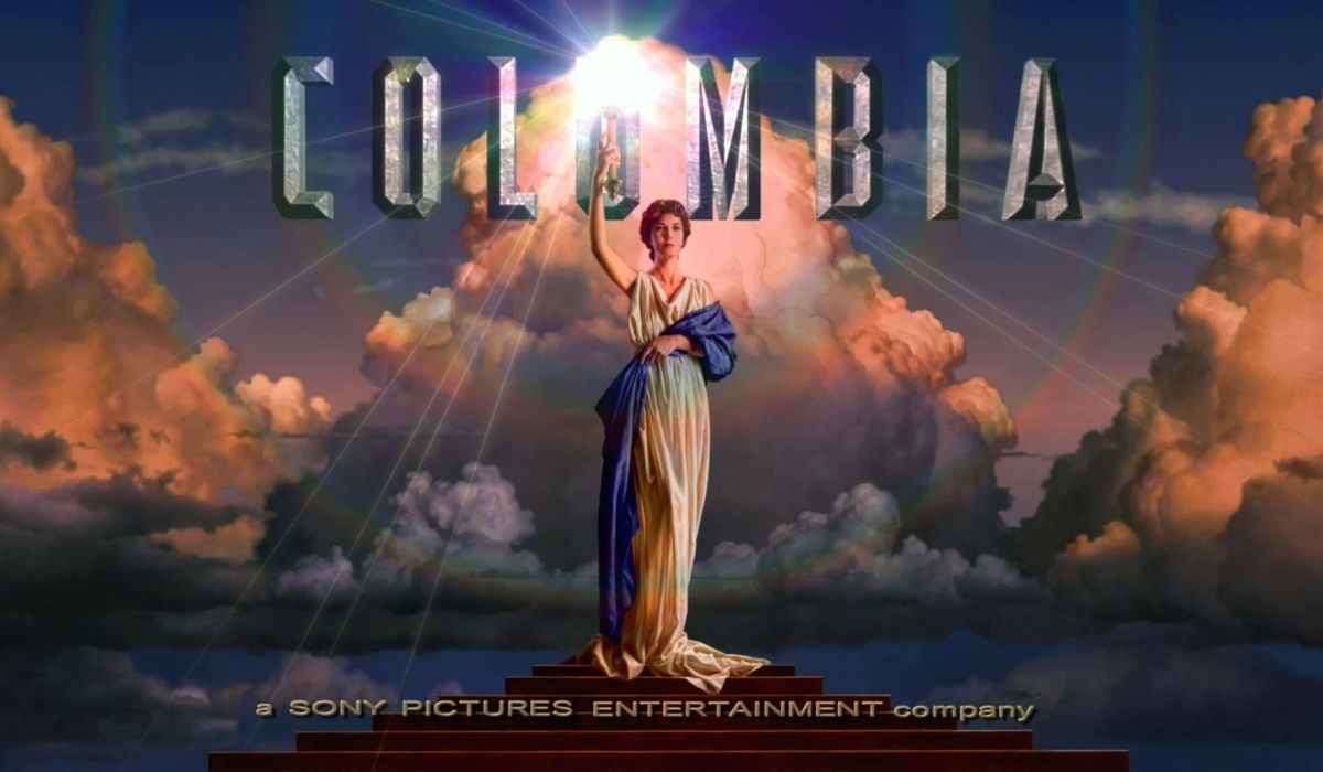 Columbia Pictures woman holding a beacon of light. (Image: Sony Pictures.)