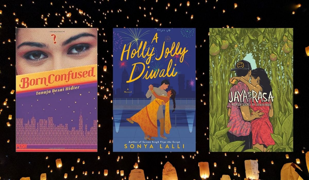 3 Diwali books. (Image: Push, Berkely Books, and Cinco Puntos Press.)