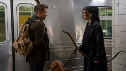 Jeremy Renner and Hailee Steinfeld in 'Hawkeye'