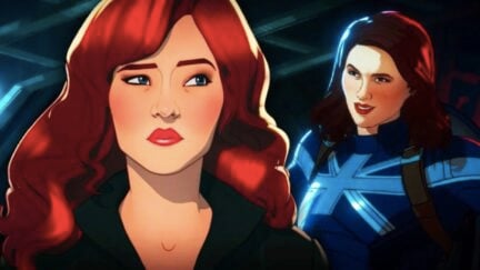 Natasha and Captain Carter in Marvel and Disney+'s What If...?