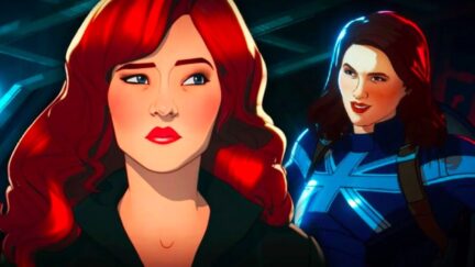 Natasha and Captain Carter in Marvel and Disney+'s What If...?
