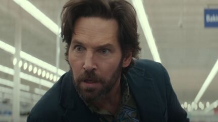 Paul Rudd in Ghostbusters Afterlife looking confused