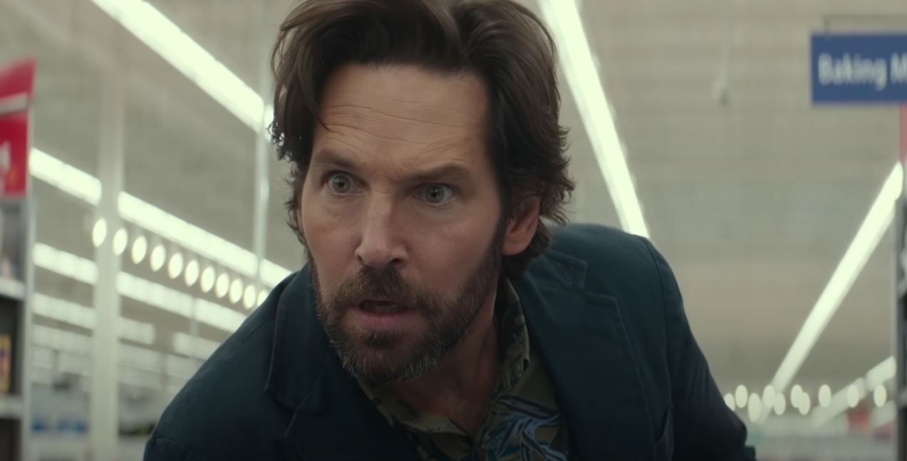 Paul Rudd in Ghostbusters Afterlife looking confused