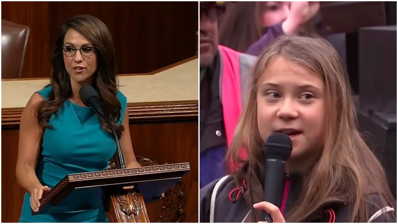 Lauren Boebert, Greta Thunberg