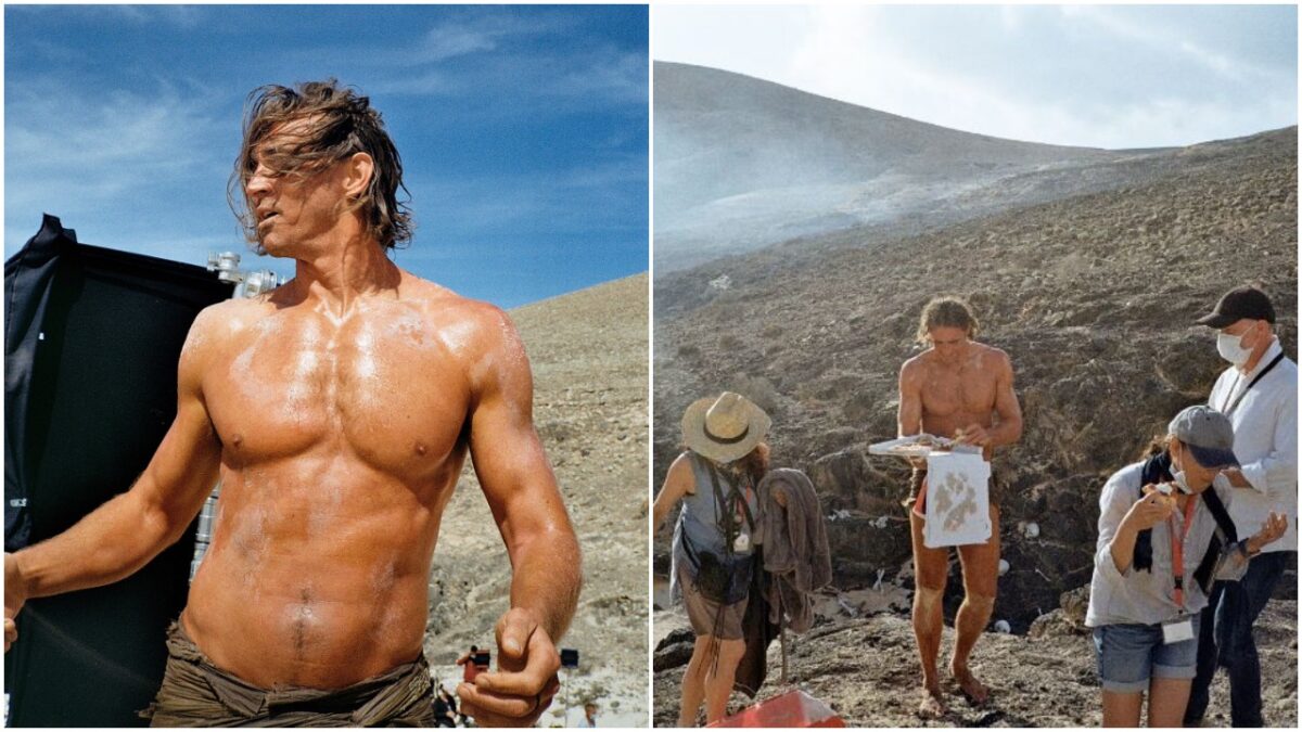 lee pace on set of Apple TV+'s Foundation