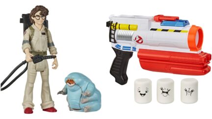 hasbro phoebe figure and mini puft popper blaster