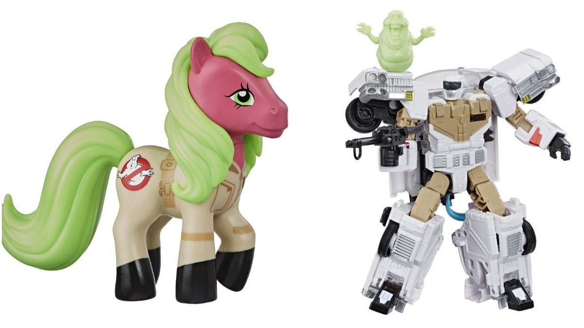 hasbro ghostbusters my little pony and transformer