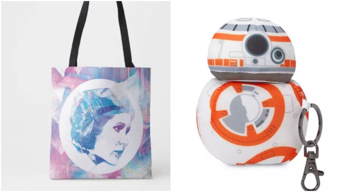 star wars leia tote and bb-8 air pod holder